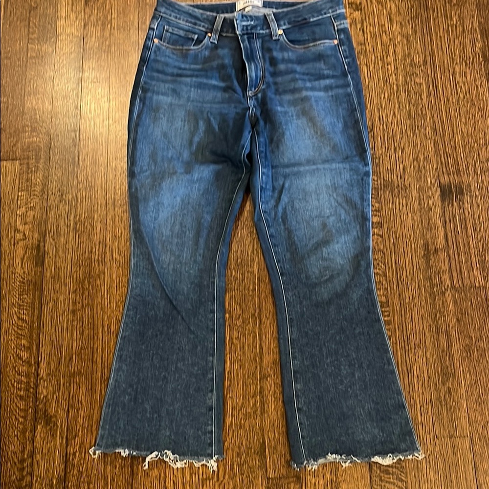 Women's Paige Jeans with Frayed Hem